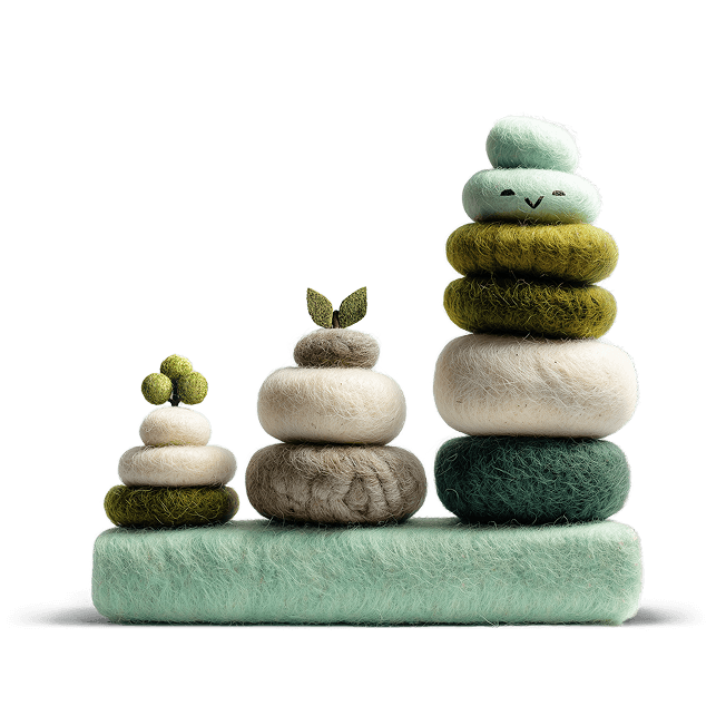 Watch your cairn grow.